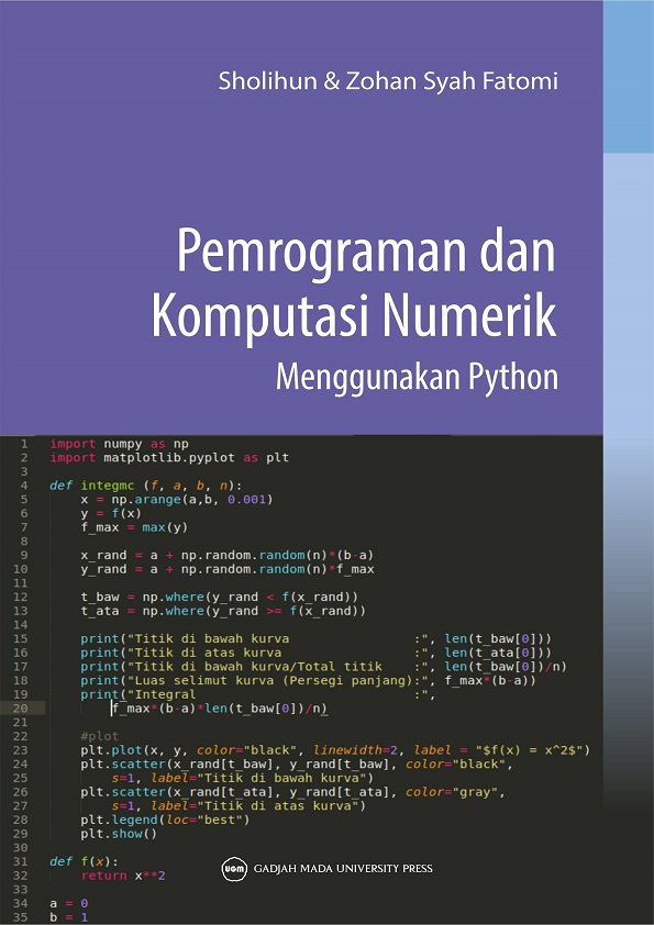 Pemrograman dan Komputasi Numerik Menggunakan Python